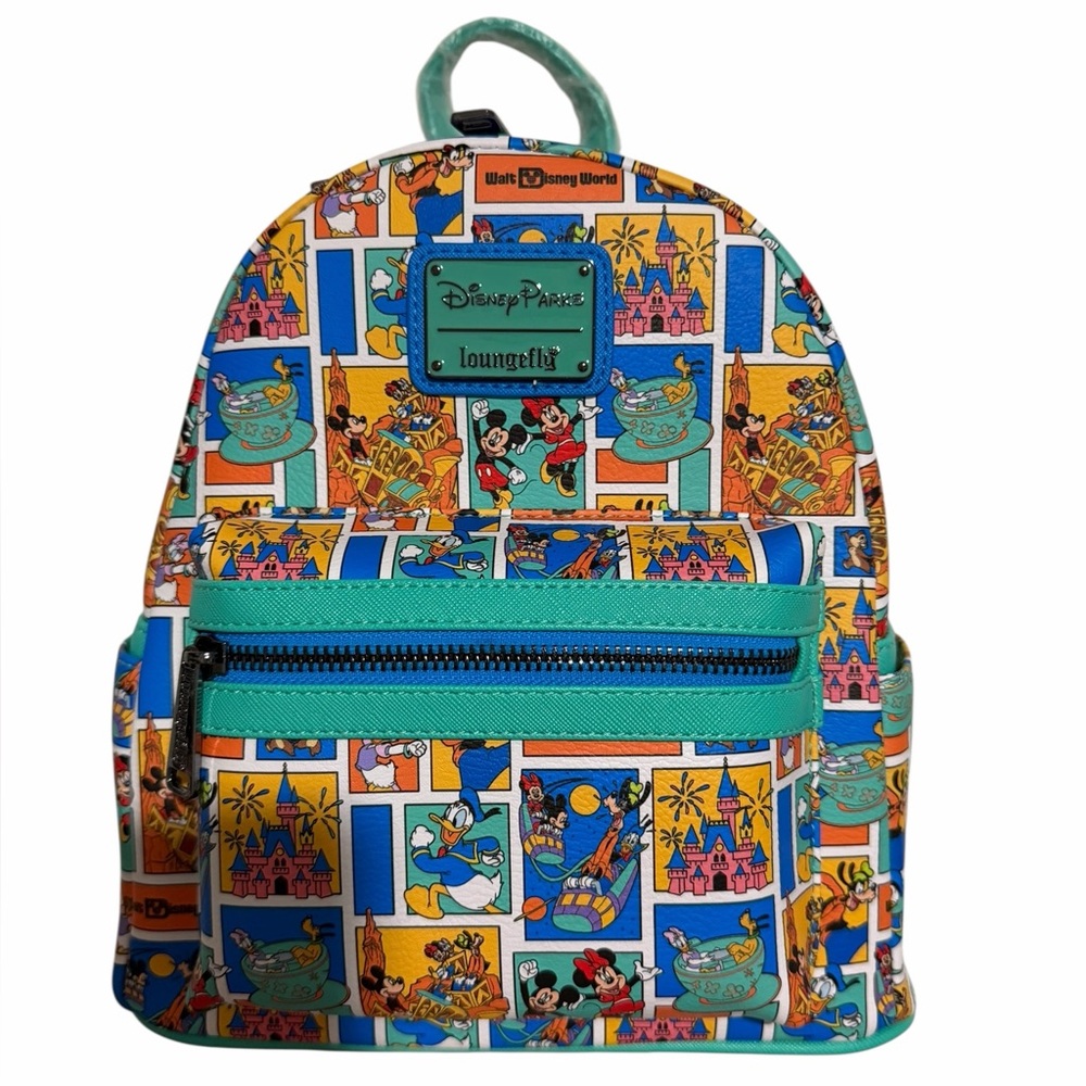 Disney Parks Loungefly Mickey & Friends Play in the Park Backpack NWT